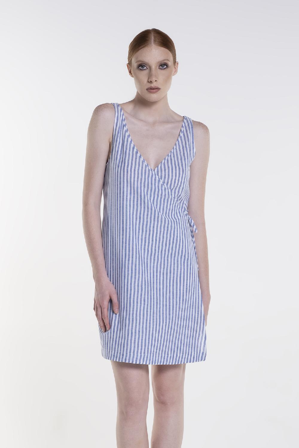 Verdiani Abito Lino/Cotone Riga