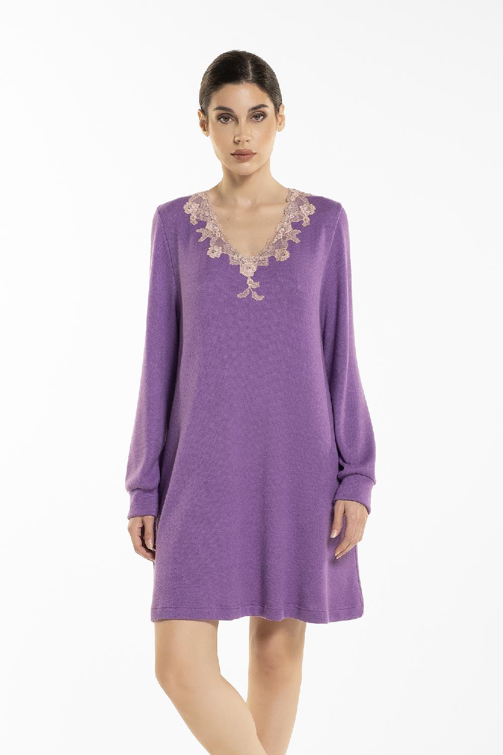 Verdiani Abito Maglia Frastaglio