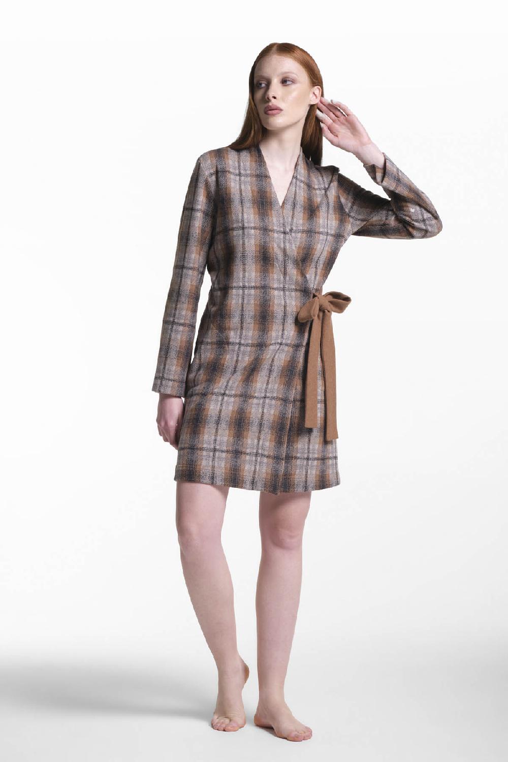 Verdiani Abito Punto Milano Tartan