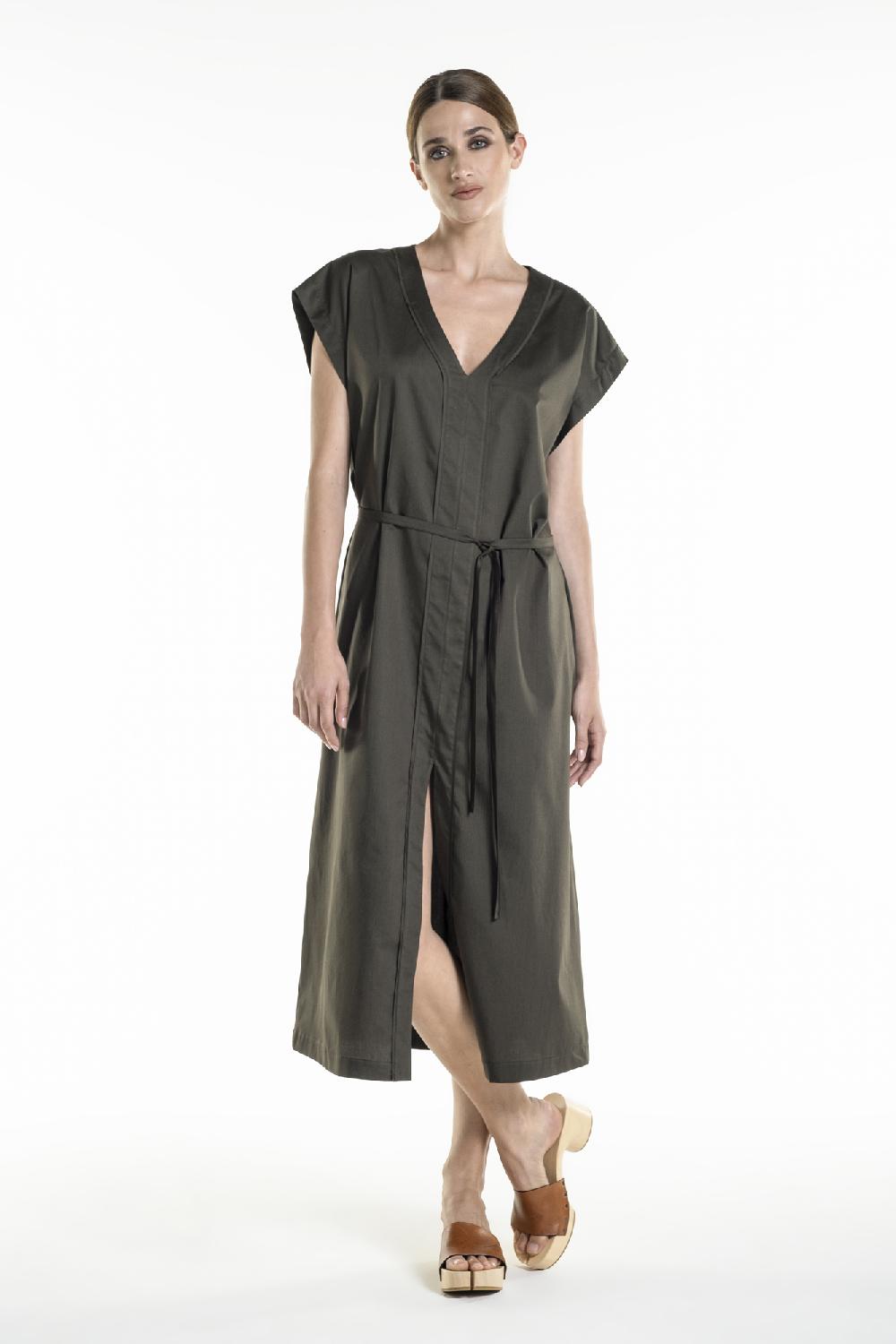 Verdiani Caftano Rasatello Cotone