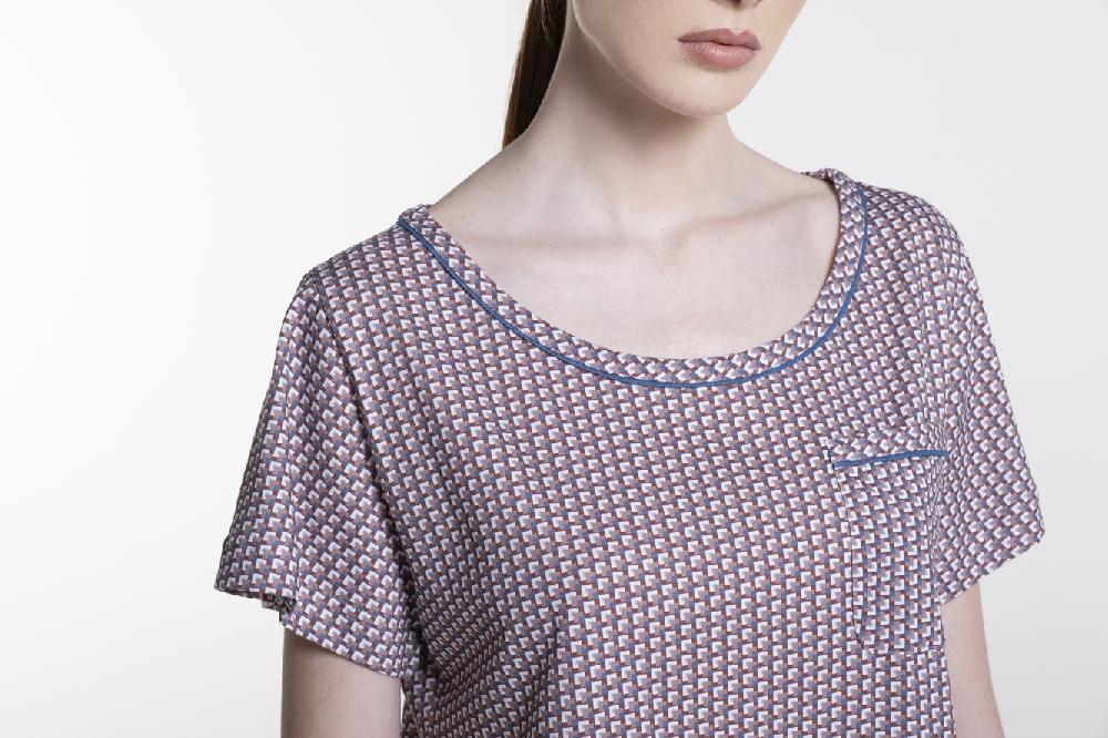 Verdiani Camicia Jersey Cotone Stampa