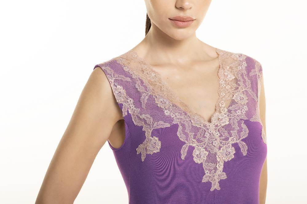 Verdiani Camicia Modal Tencel Frastaglio