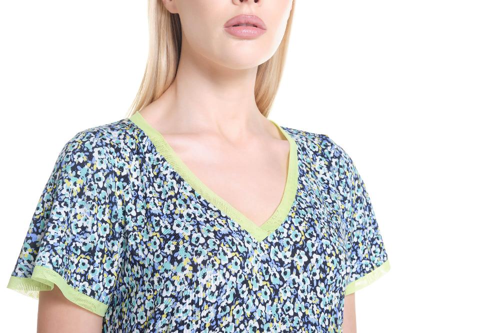 Verdiani Camicia Viscosa Floreale