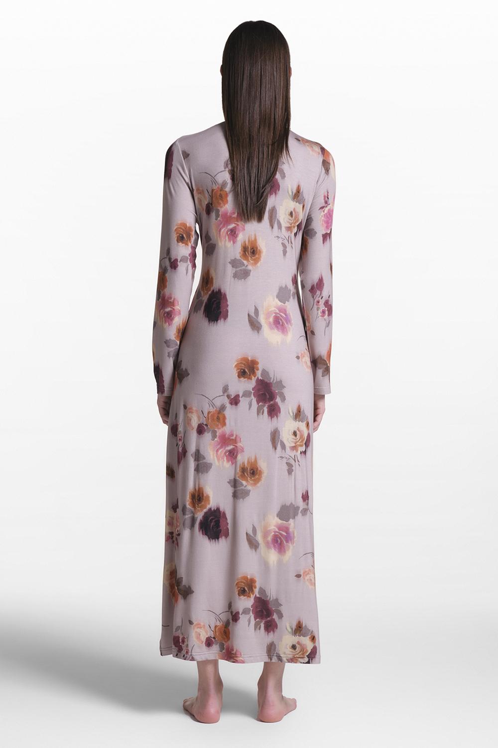 Verdiani Camicia Viscosa Stampa Fiore