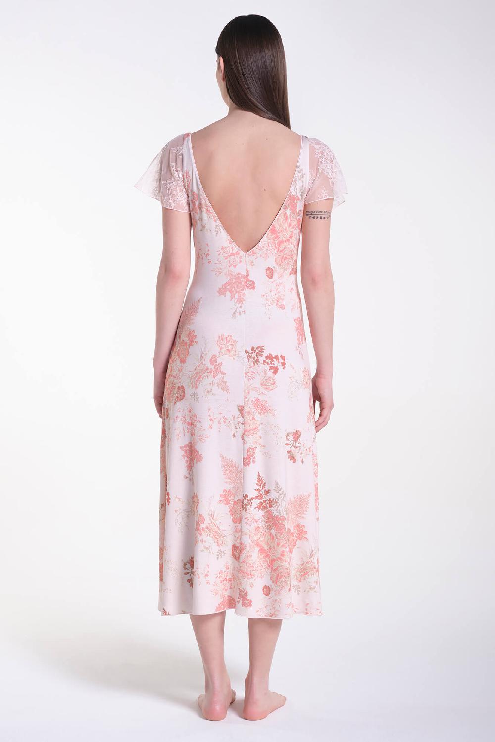 Verdiani Camicia Viscosa Stampa Fiore