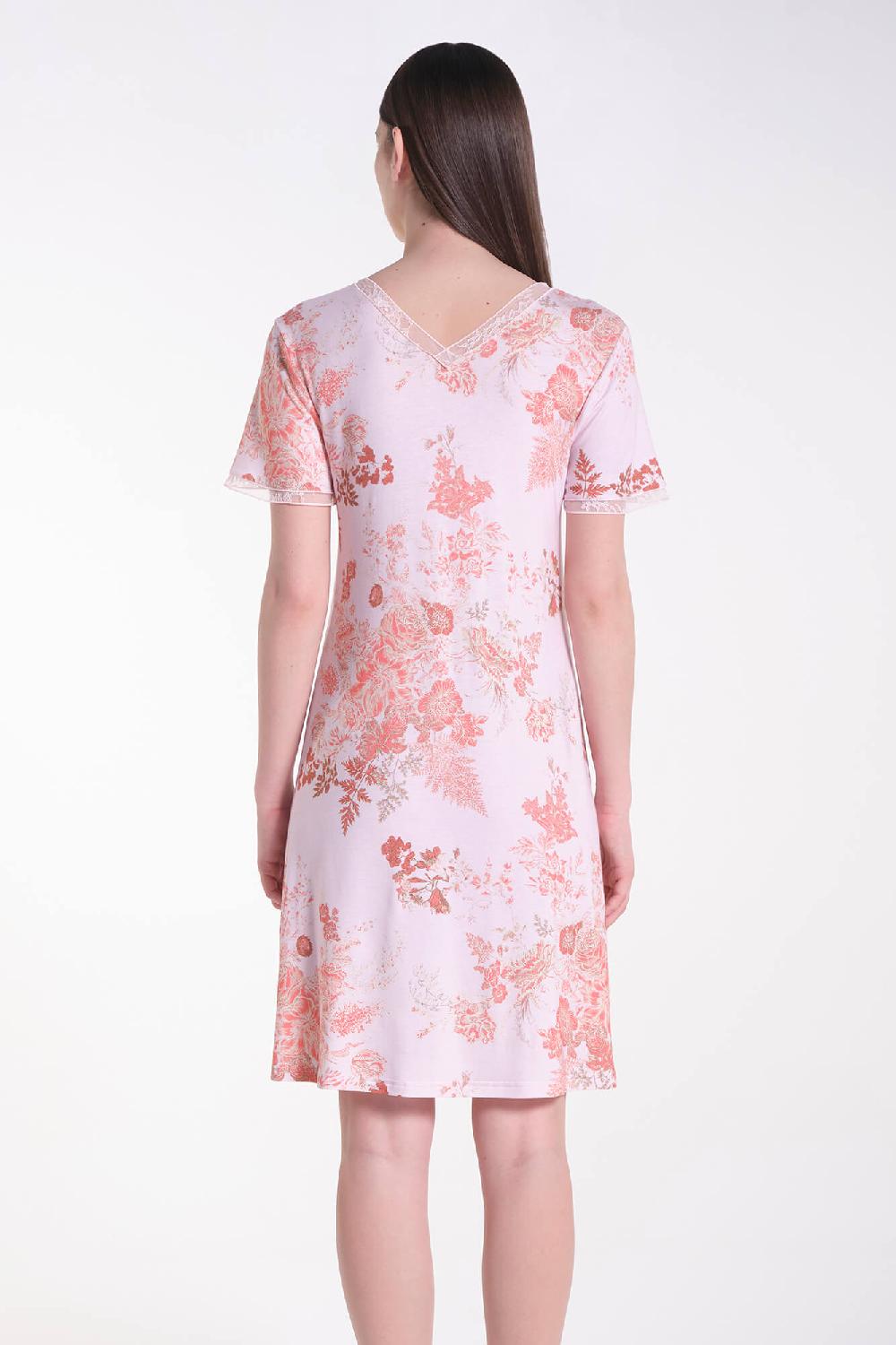 Verdiani Camicia Viscosa Stampa Fiore