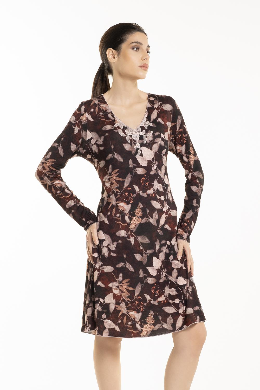 Verdiani Camicia Viscosa Stampa Fiore