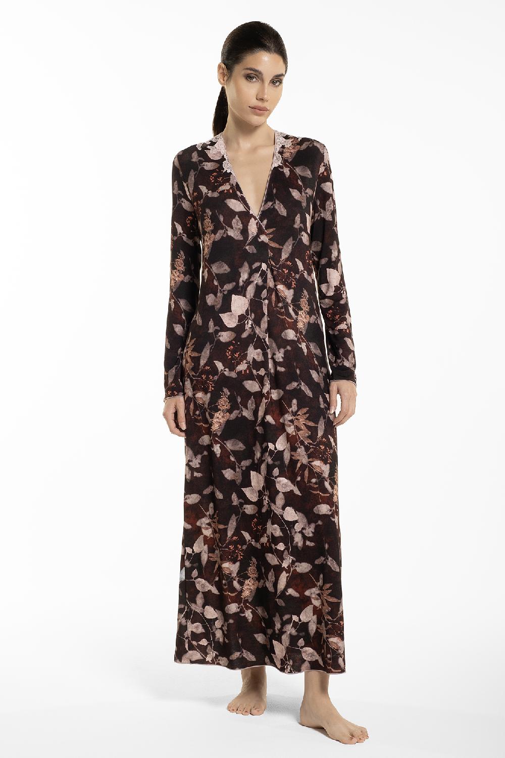 Verdiani Camicia Viscosa Stampa Fiore