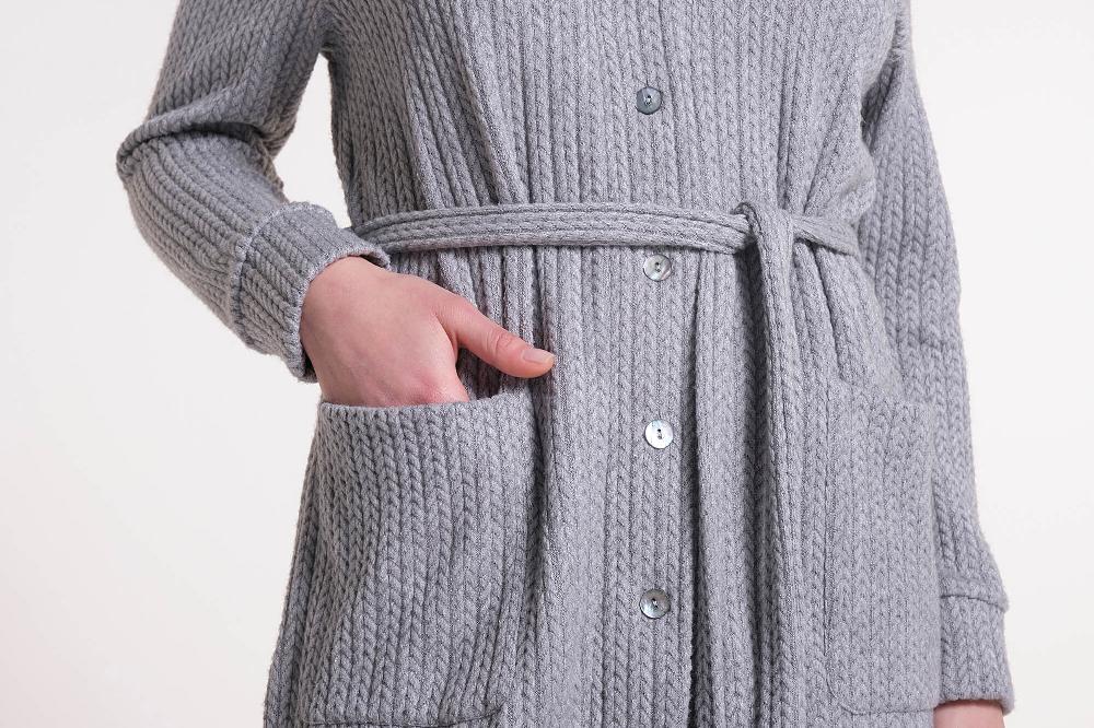 Verdiani Cardigan Maglia Treccia