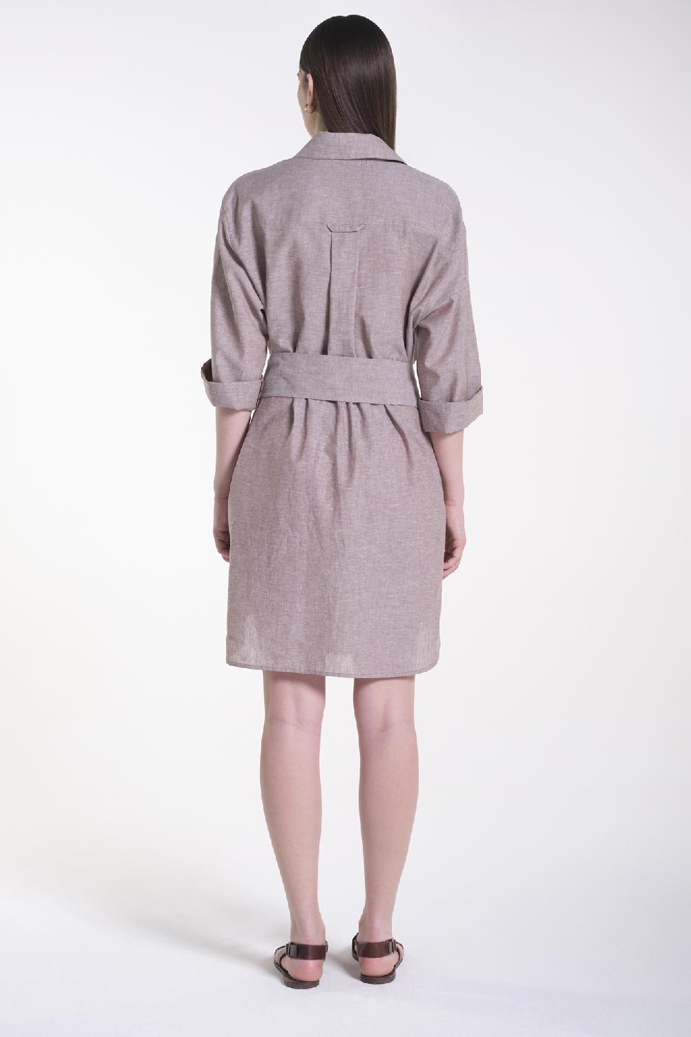 Verdiani Chemisier Lino/Cotone