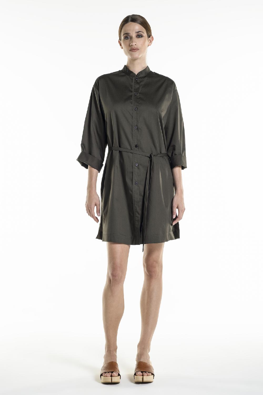 Verdiani Chemisier Rasatello Cotone