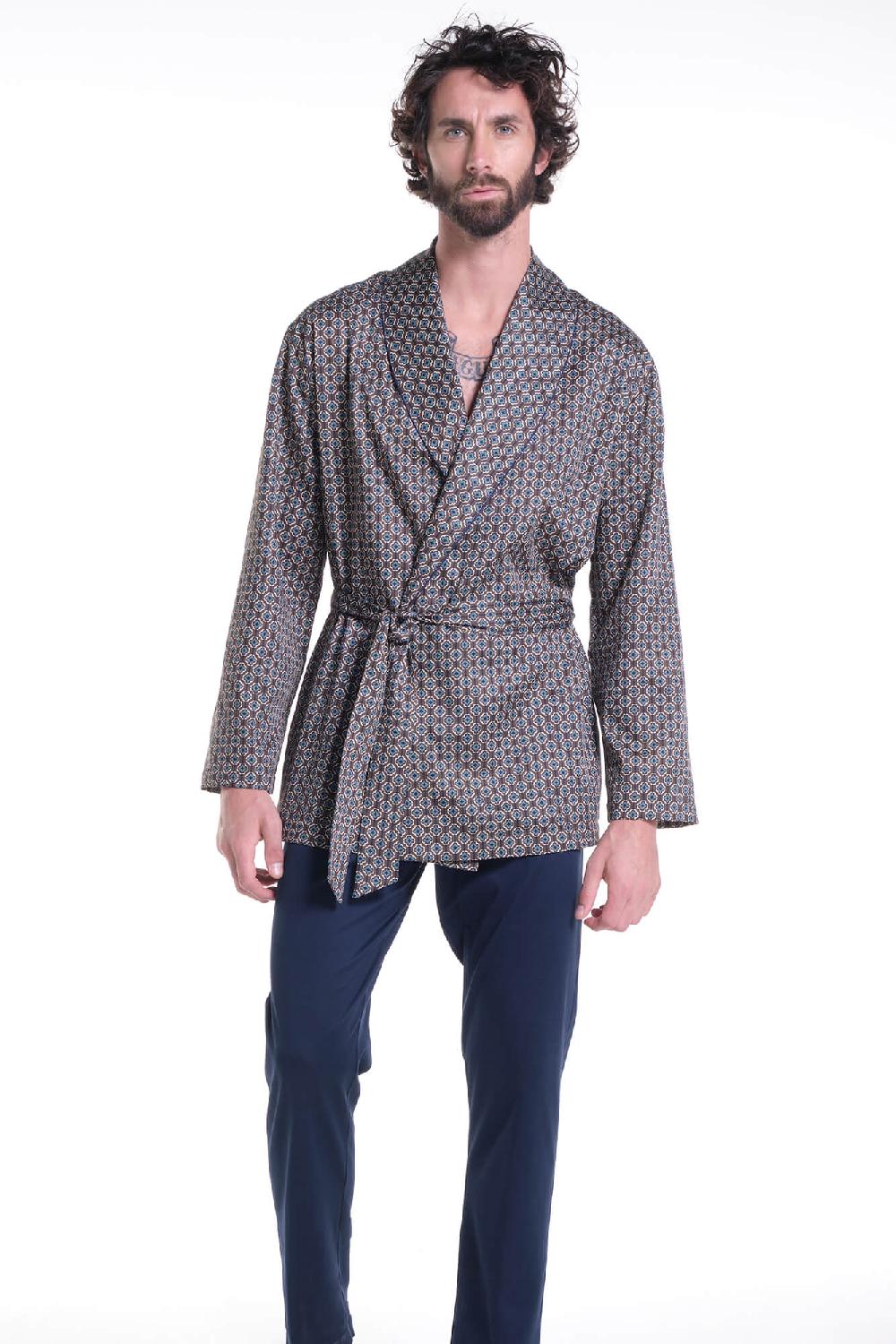 Verdiani Giacca Rasatello Cotone Stampato