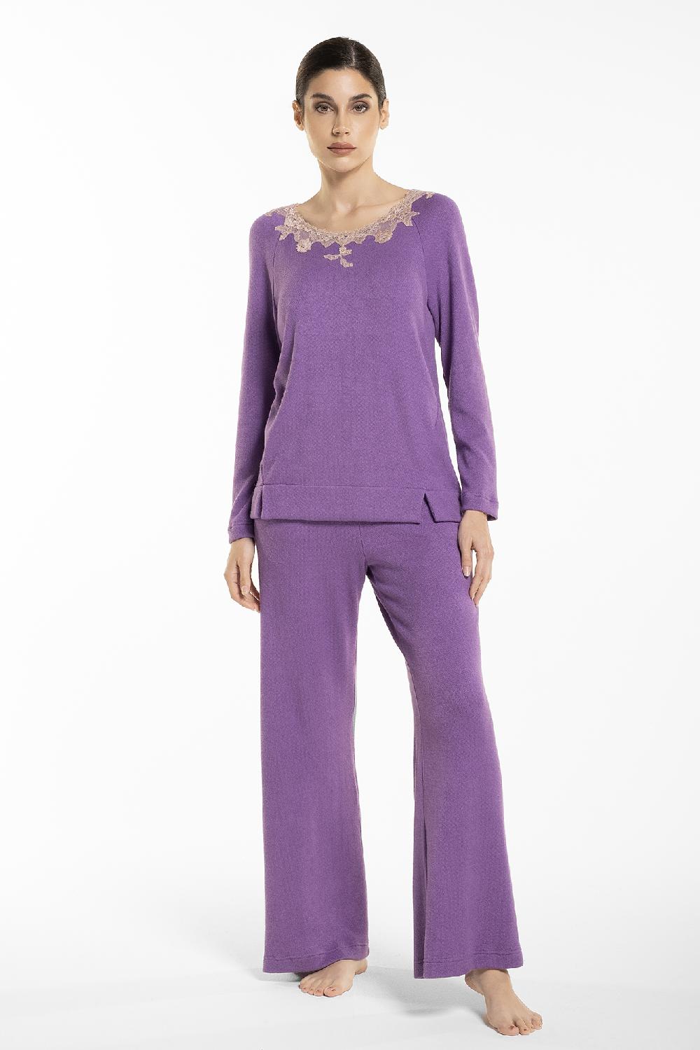 Verdiani Lounge Set Maglia Frastaglio