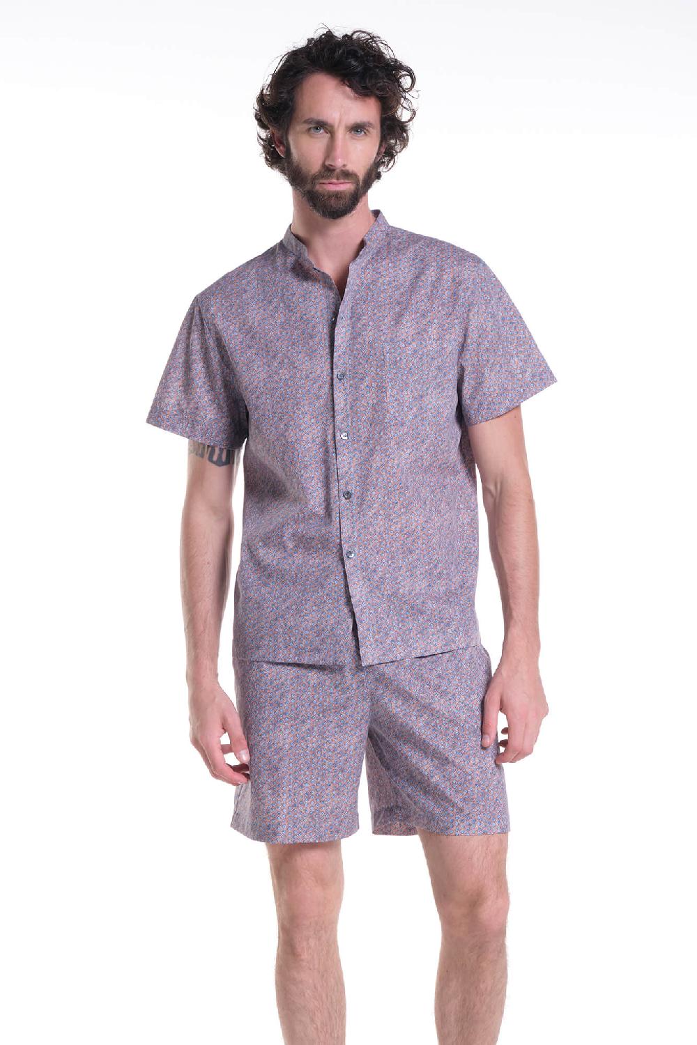 Verdiani Pigiama Cotone Navetta Stampata