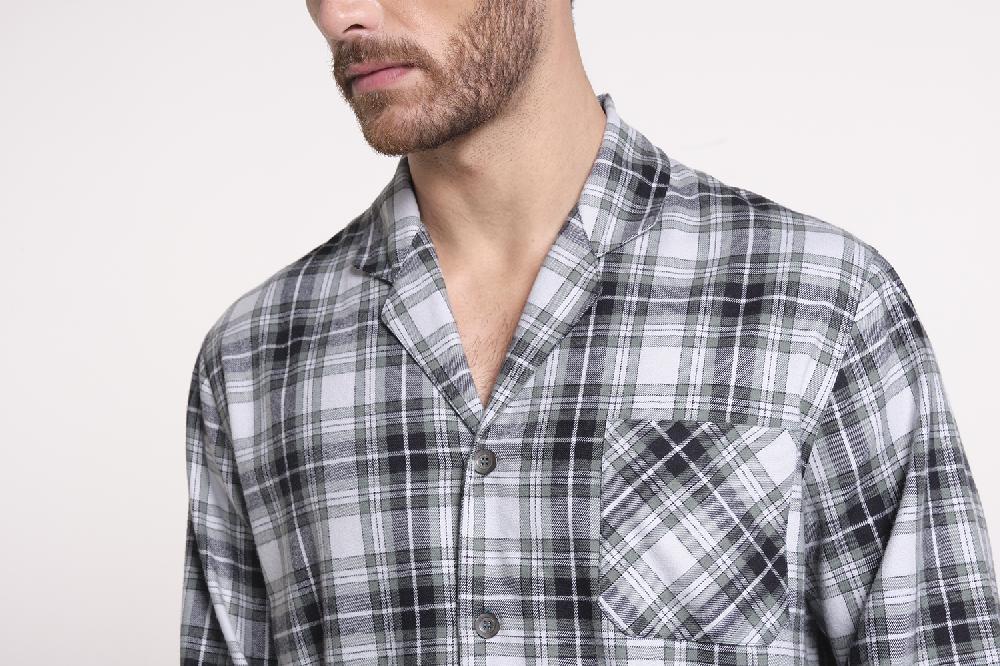 Verdiani Pigiama Flanella Cotone