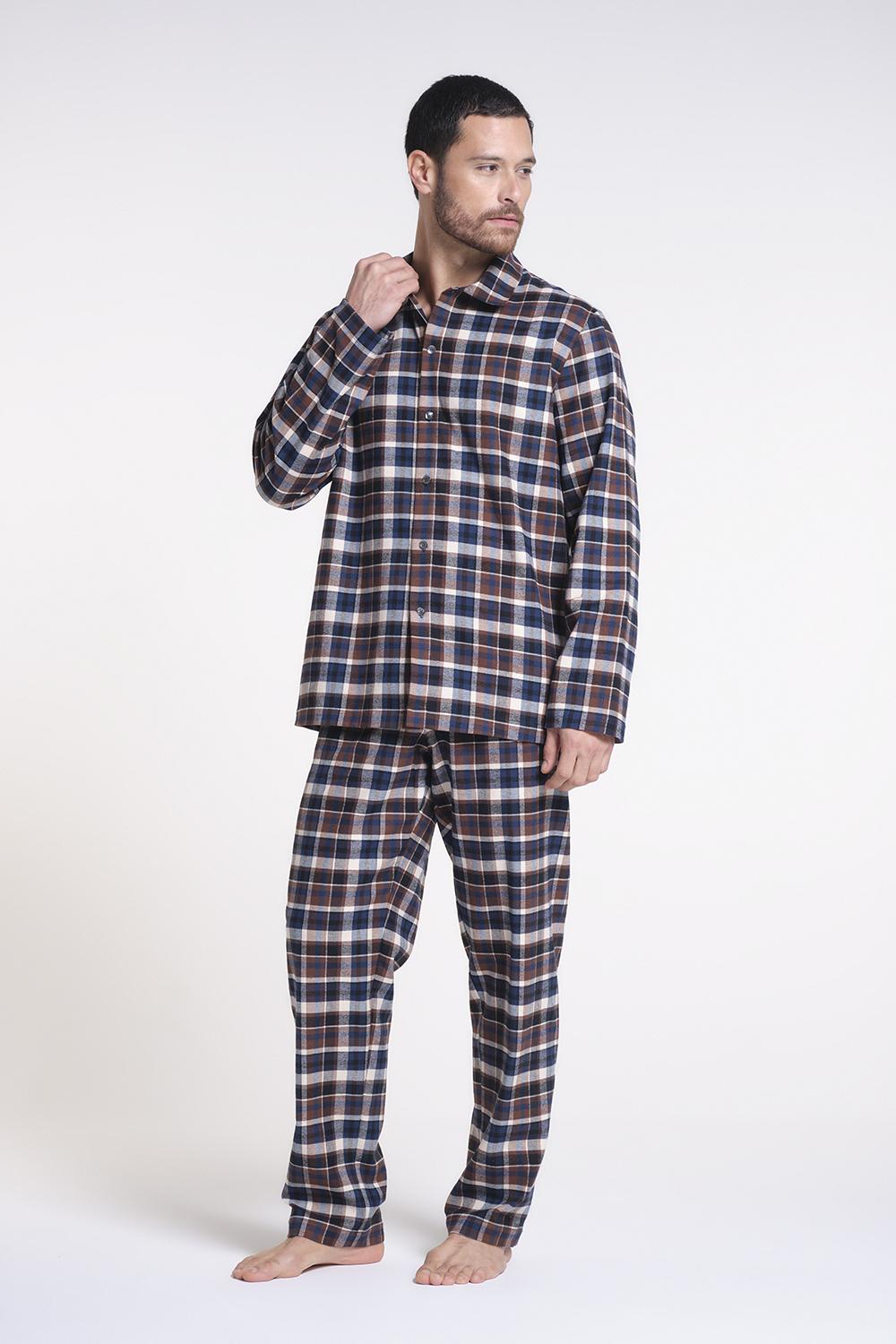 Verdiani Pigiama Flanella Cotone