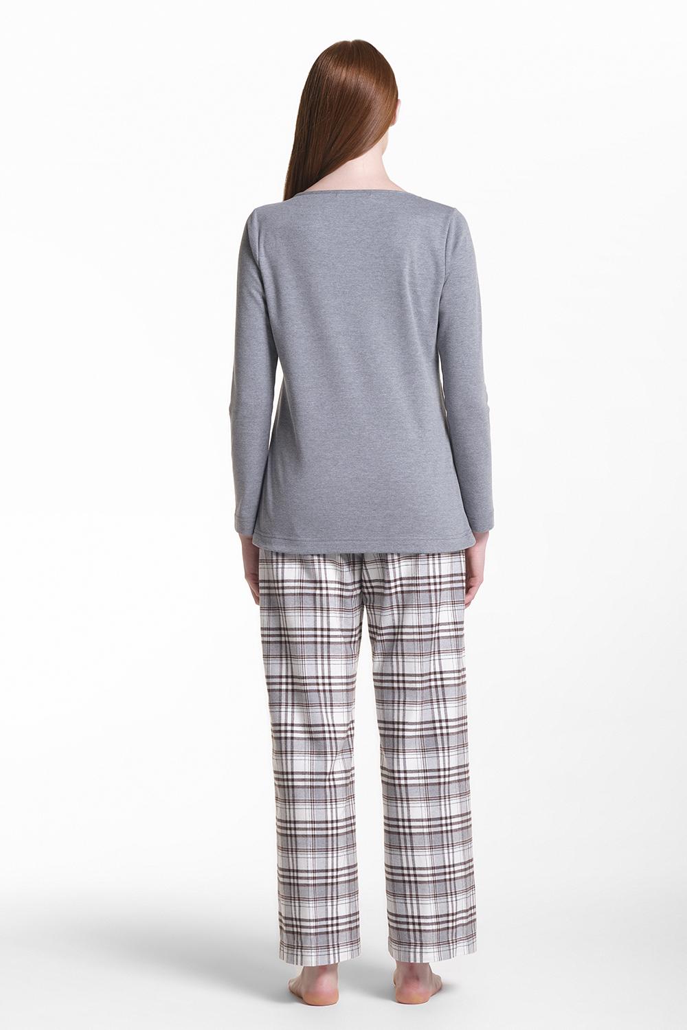 Verdiani Pigiama Interlock Cotone E Flanella