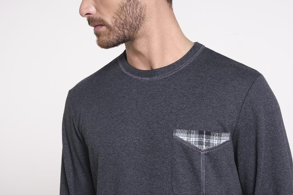 Verdiani Pigiama Interlock Cotone E Flanella