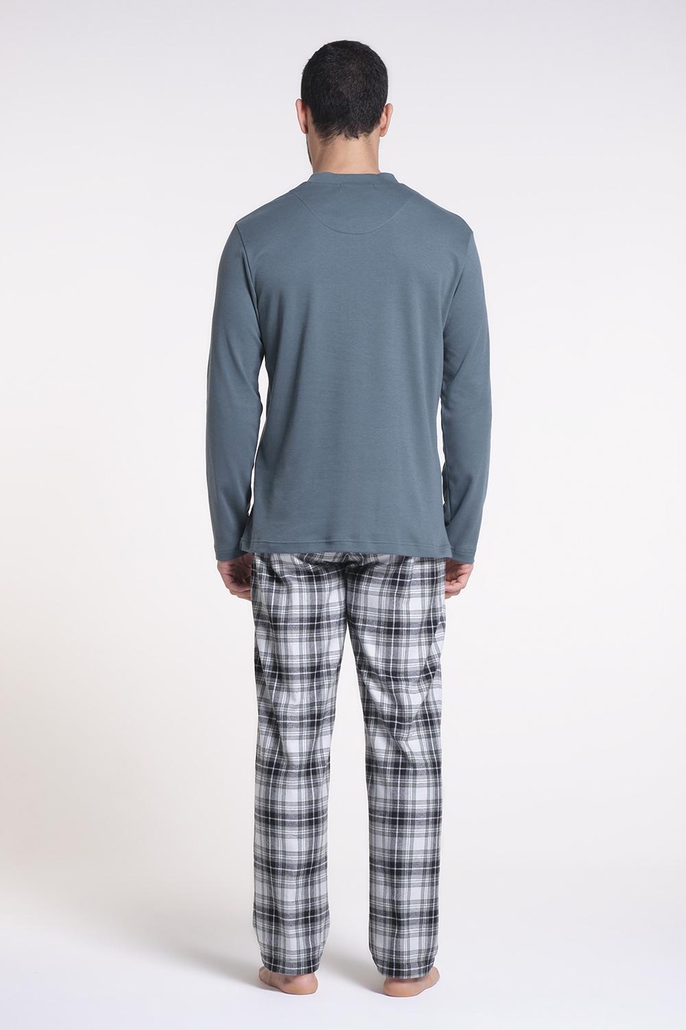 Verdiani Pigiama Interlock Cotone E Flanella