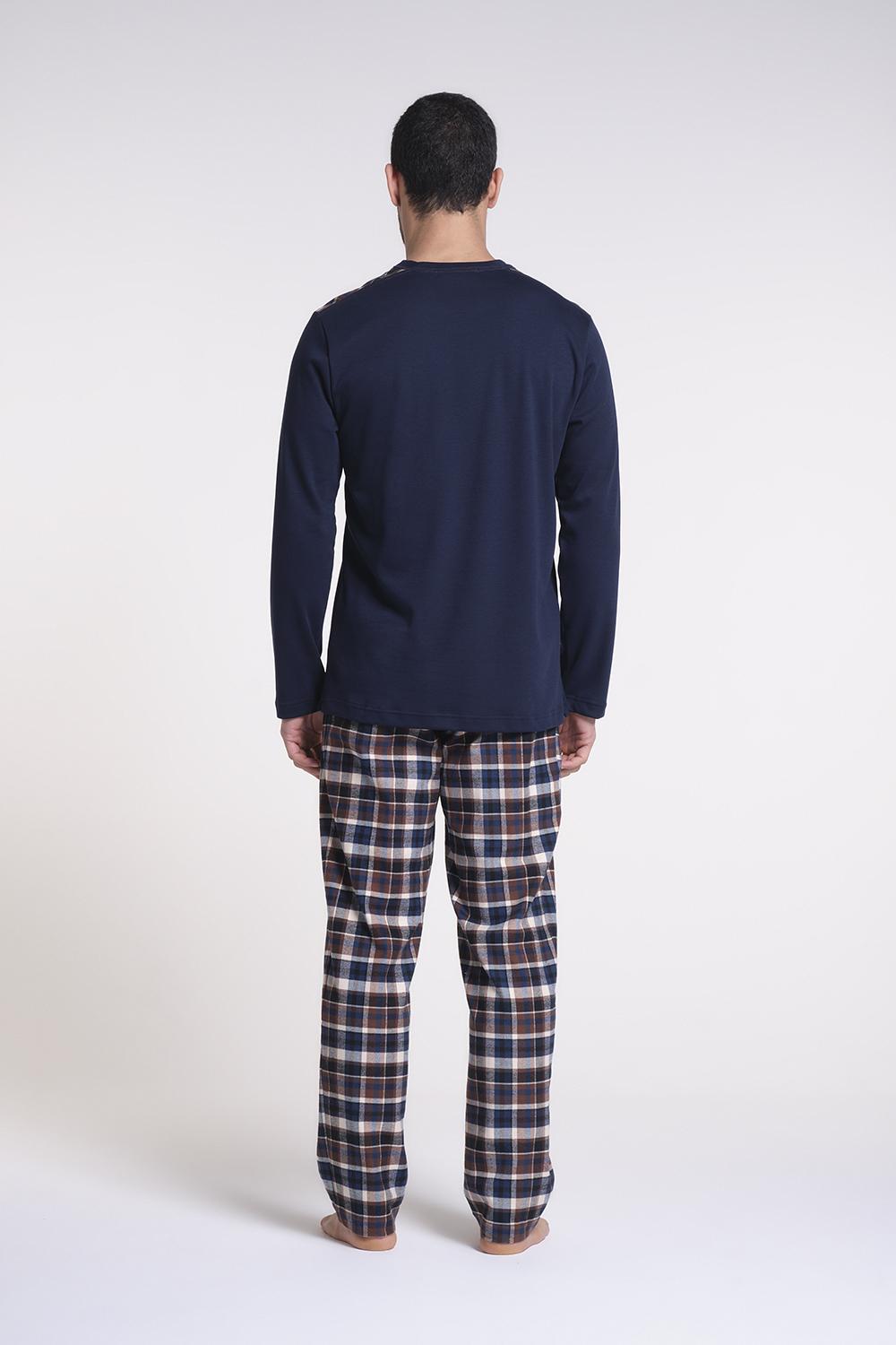 Verdiani Pigiama Interlock Cotone E Flanella