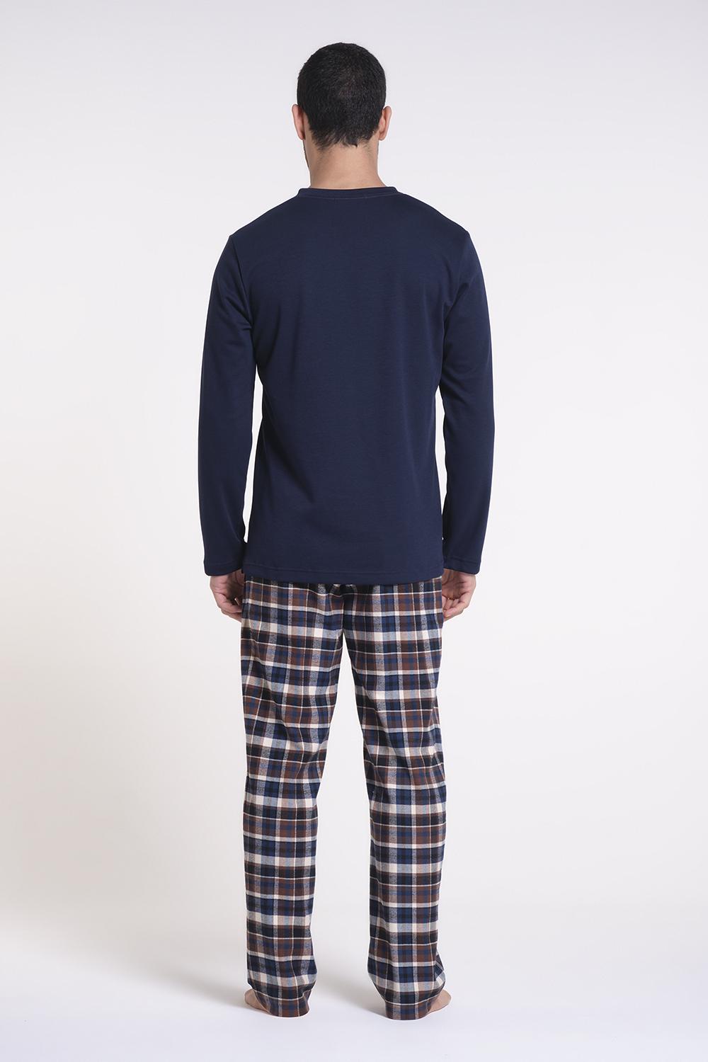 Verdiani Pigiama Interlock Cotone E Flanella