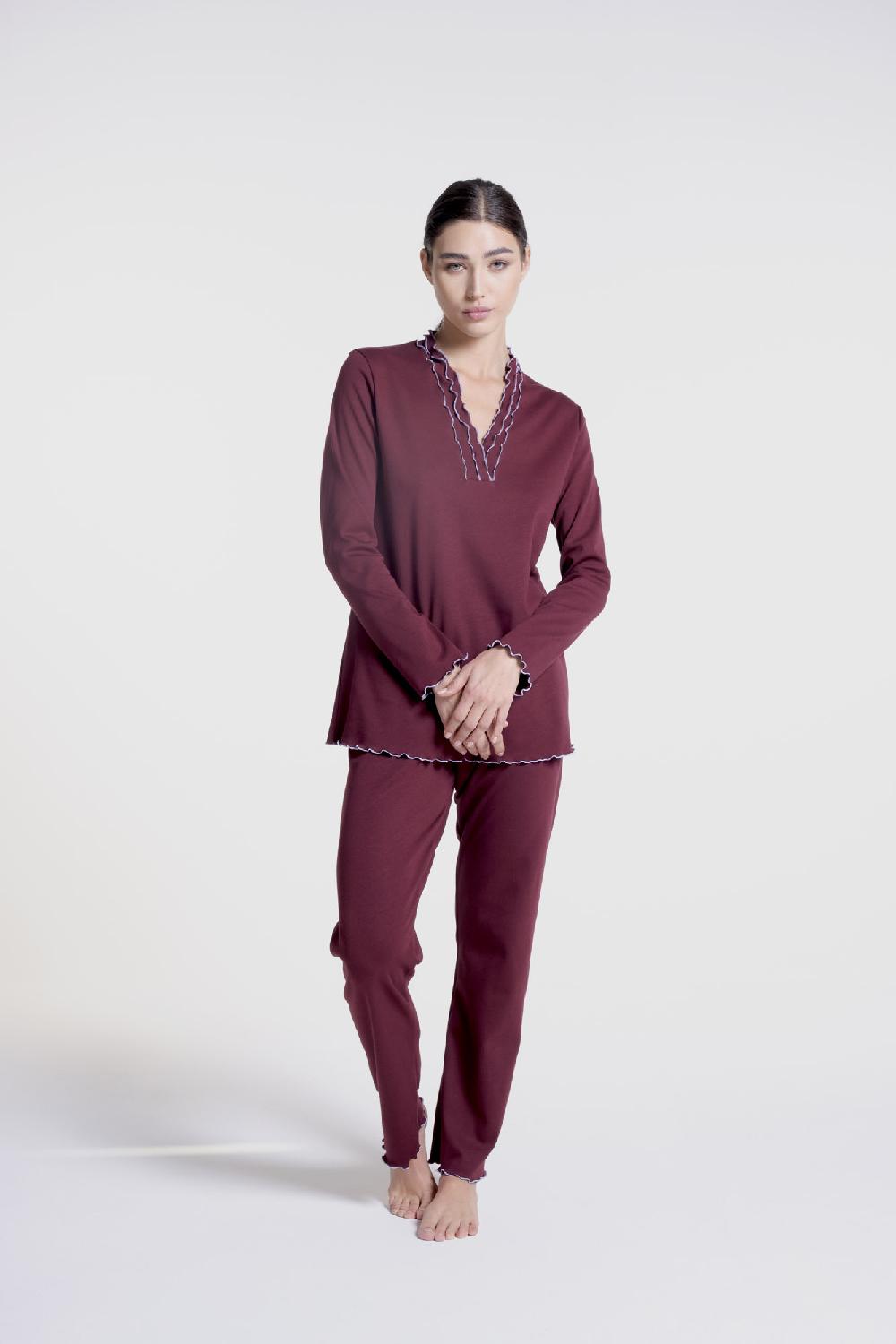 Verdiani Pigiama Interlock Cotone