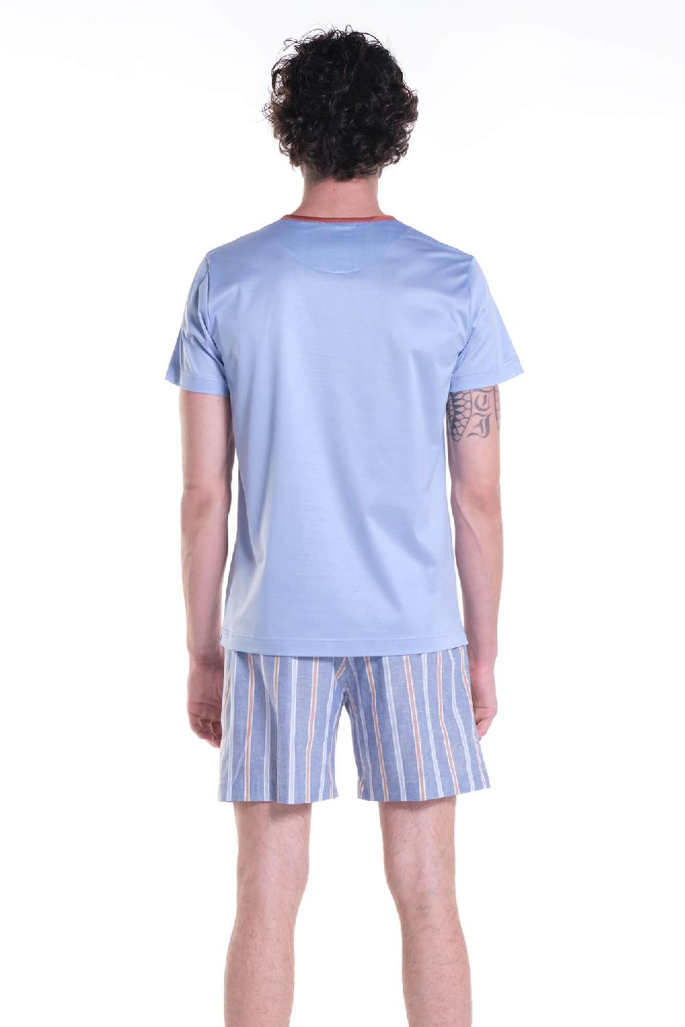 Verdiani Pigiama Jersey Cotone Mako’ + Navetta Riga