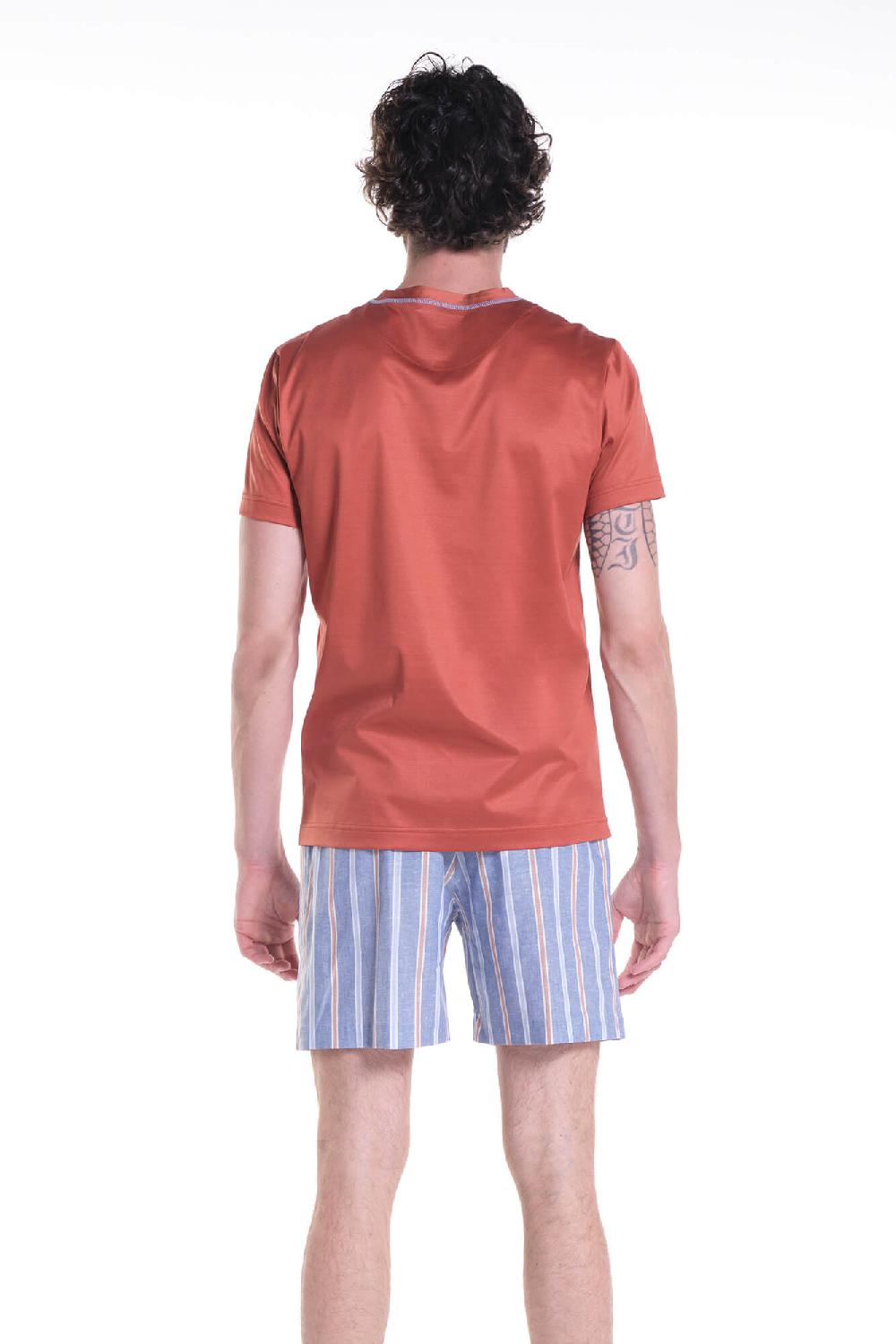 Verdiani Pigiama Jersey Cotone Mako’ + Navetta Riga