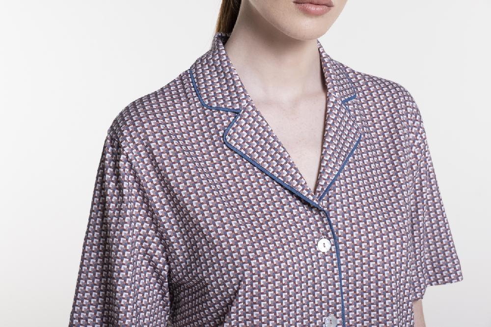 Verdiani Pigiama Jersey Cotone Stampa