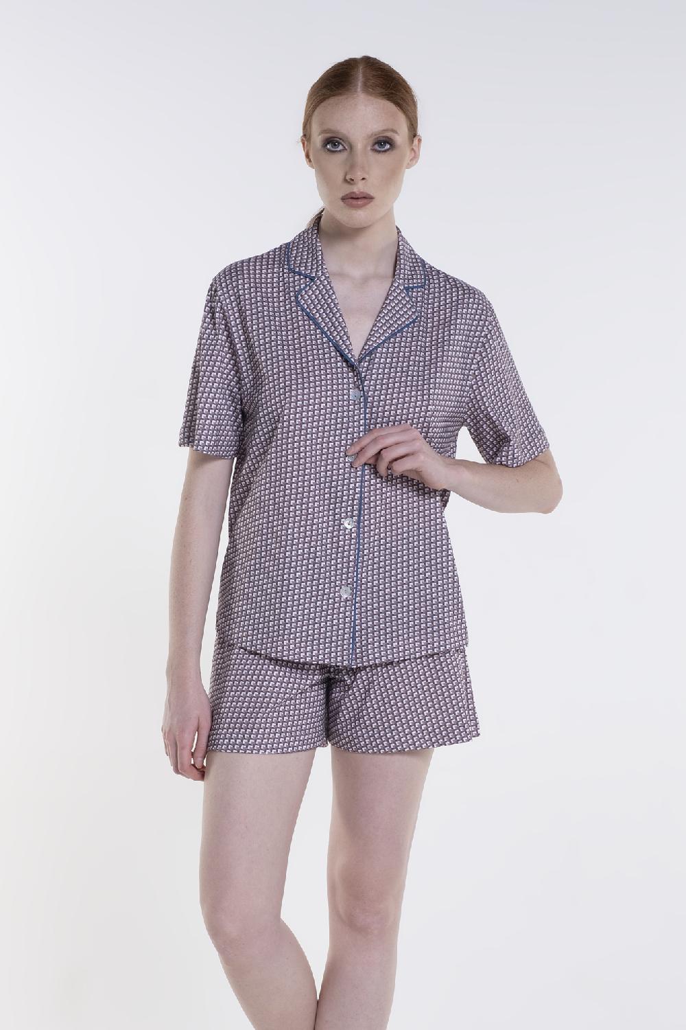 Verdiani Pigiama Jersey Cotone Stampa