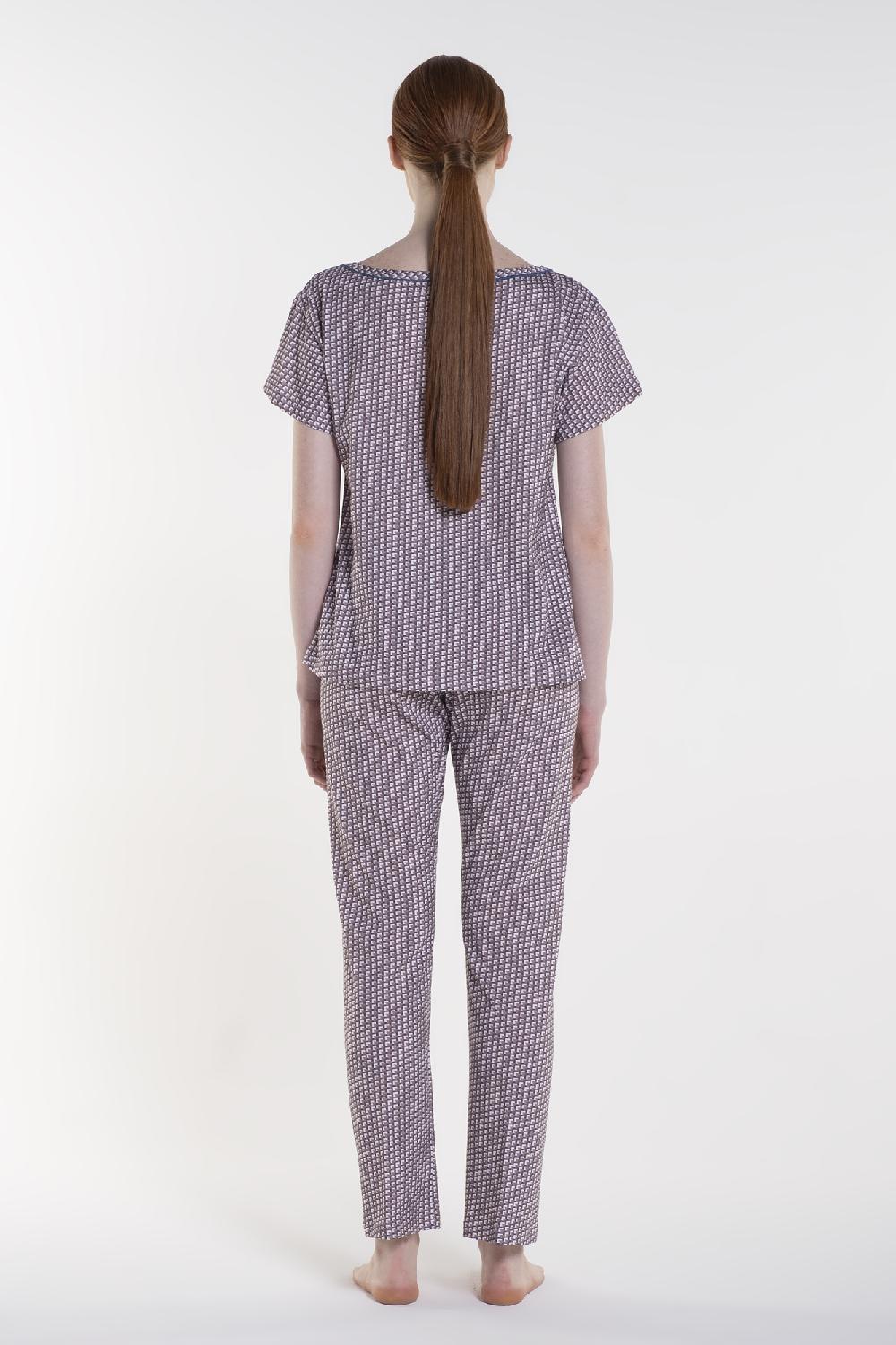 Verdiani Pigiama Jersey Cotone Stampa