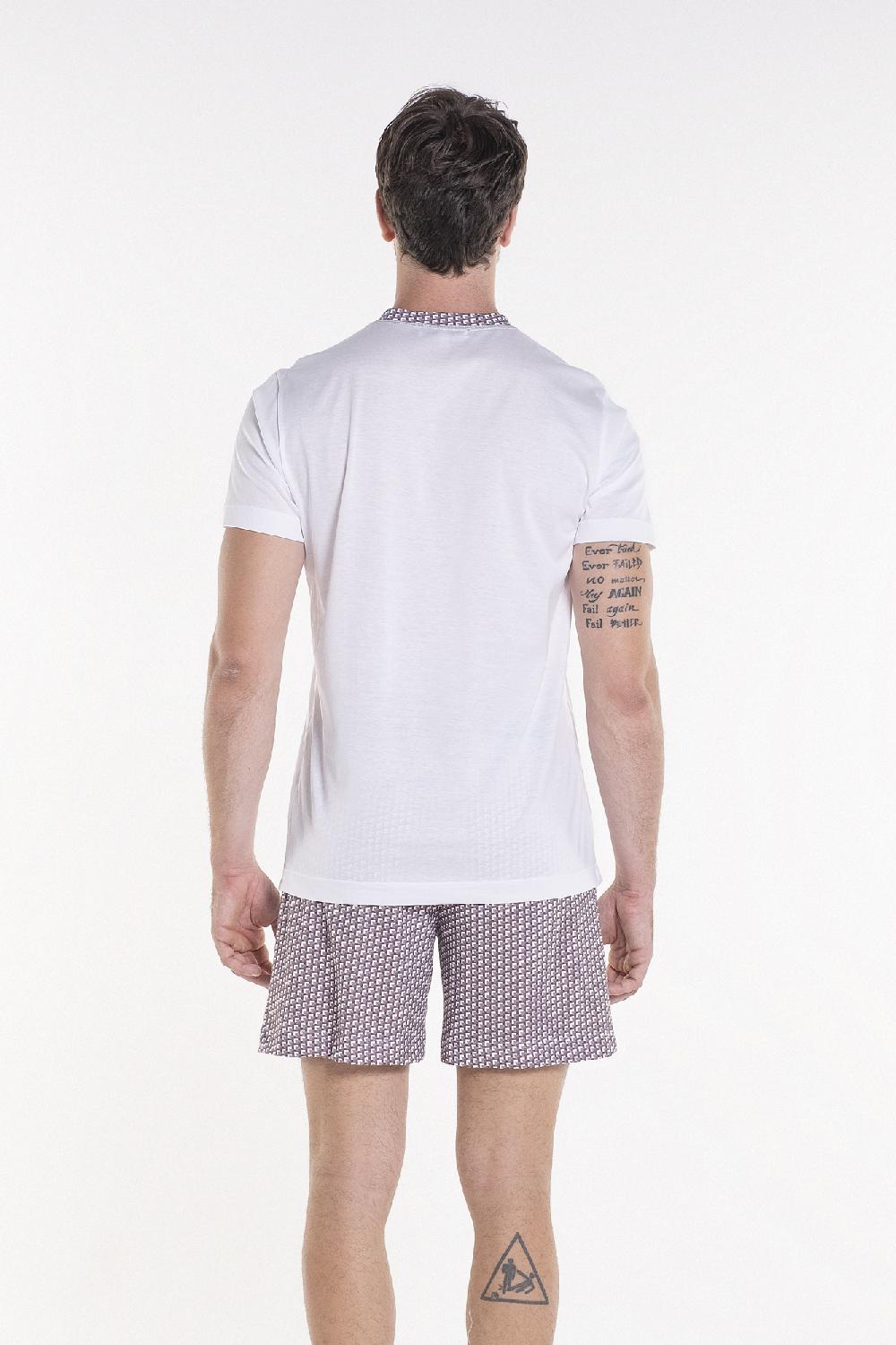 Verdiani Pigiama Jersey Cotone Stampa