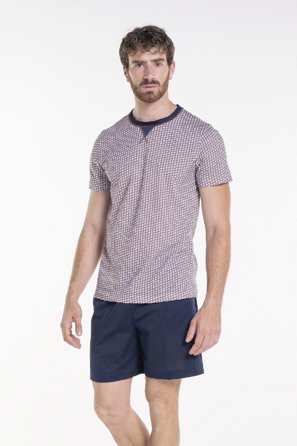 Verdiani Pigiama Jersey Cotone Stampa