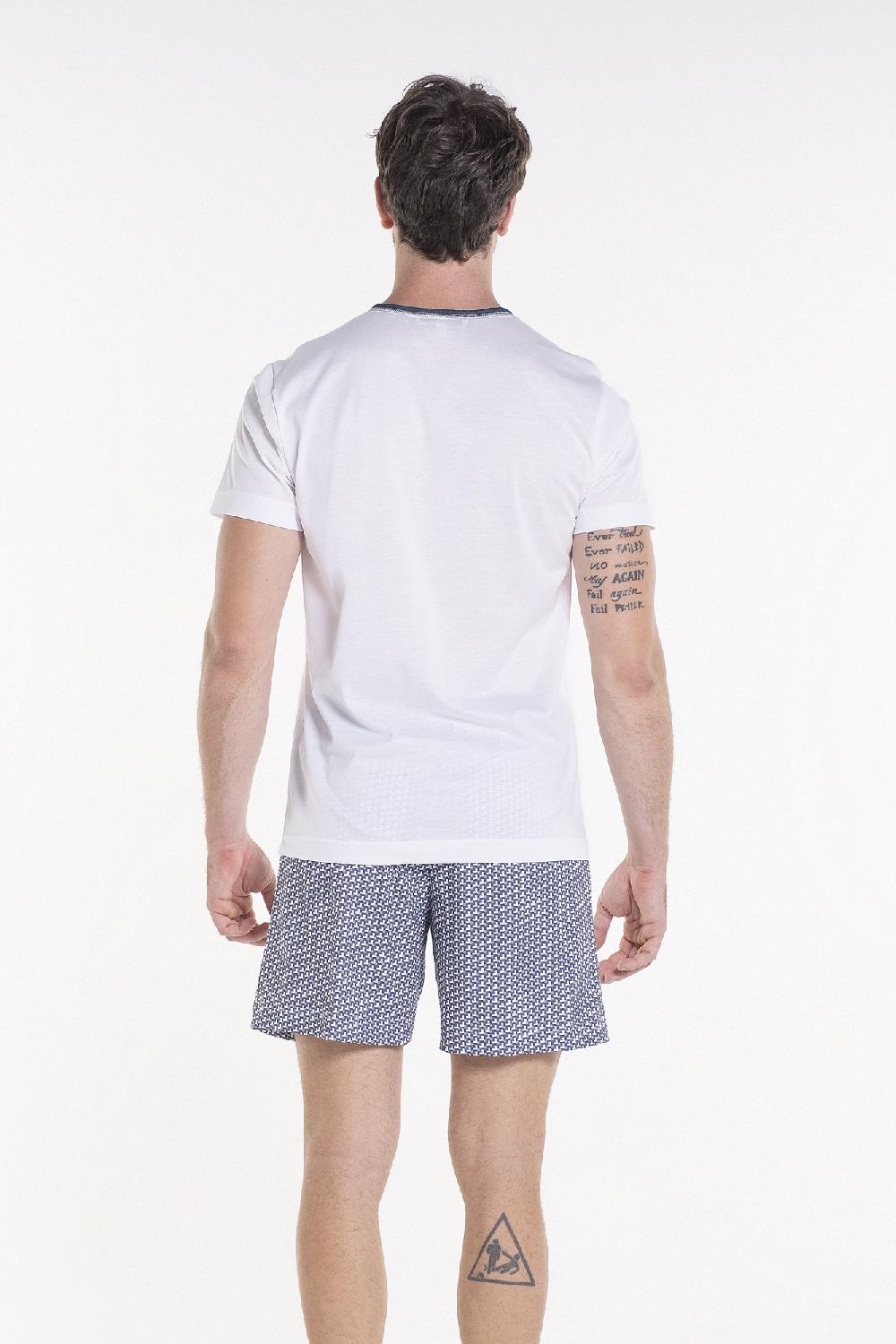 Verdiani Pigiama Jersey Cotone Stampa