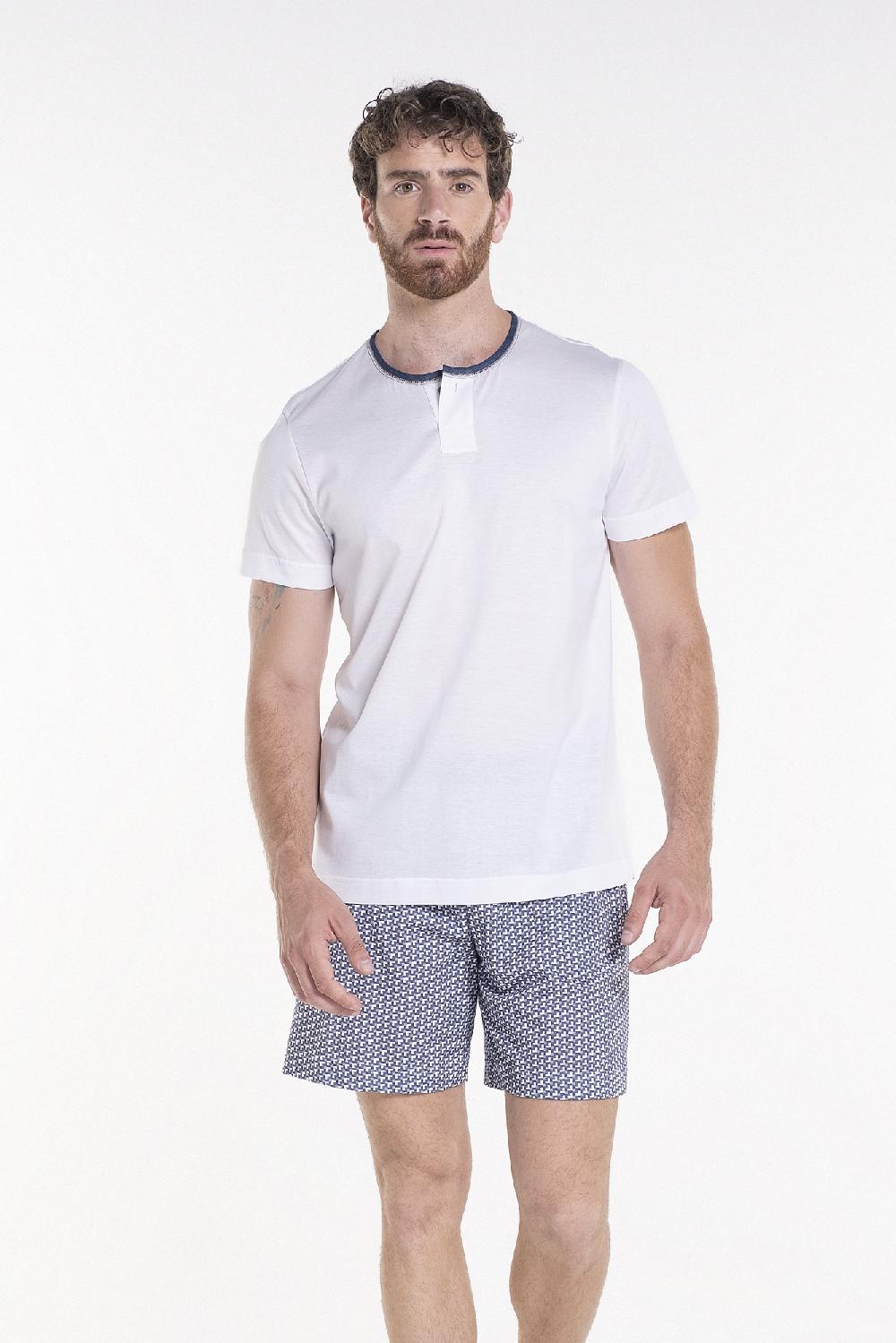 Verdiani Pigiama Jersey Cotone Stampa