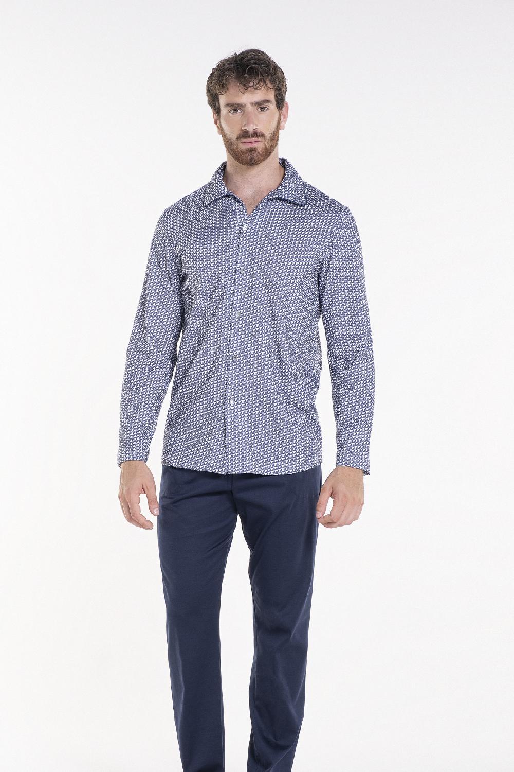 Verdiani Pigiama Jersey Cotone Stampa