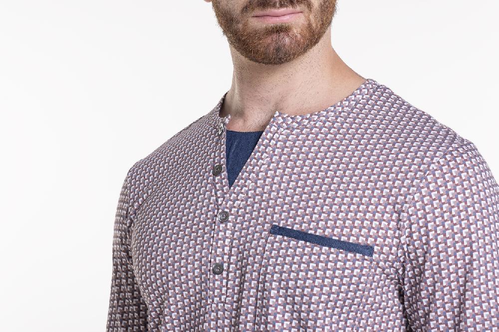 Verdiani Pigiama Jersey Cotone Stampa