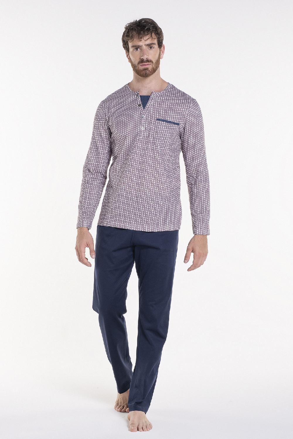 Verdiani Pigiama Jersey Cotone Stampa