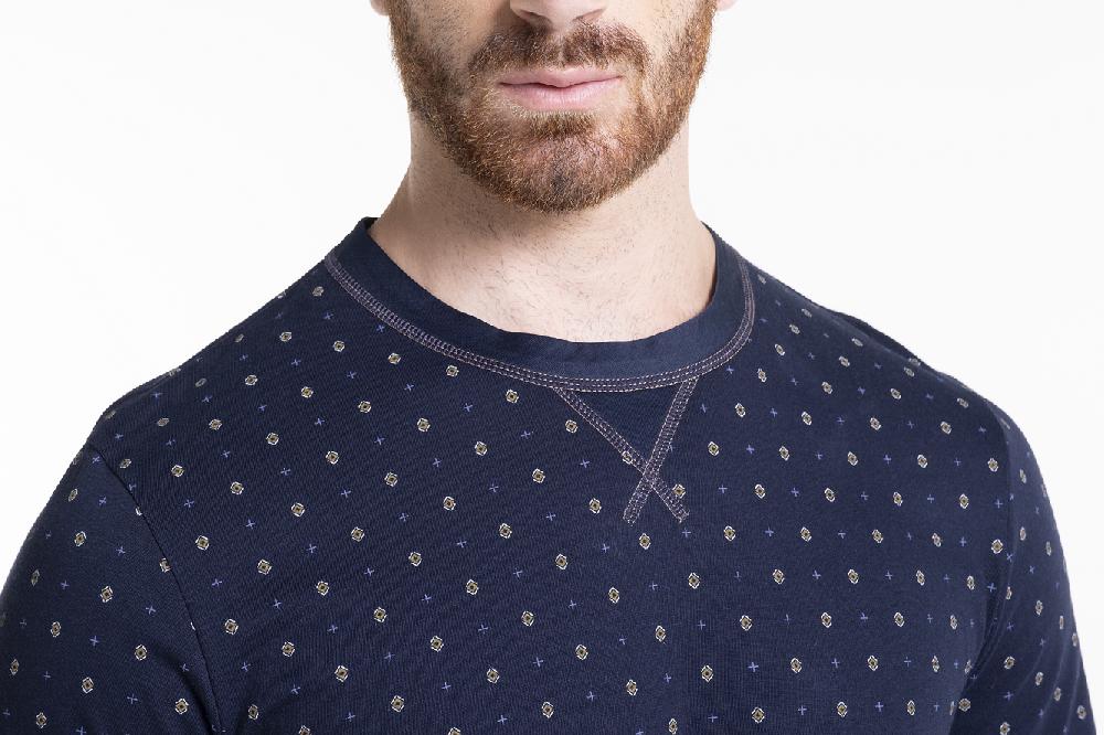 Verdiani Pigiama Jersey Cotone Stampa