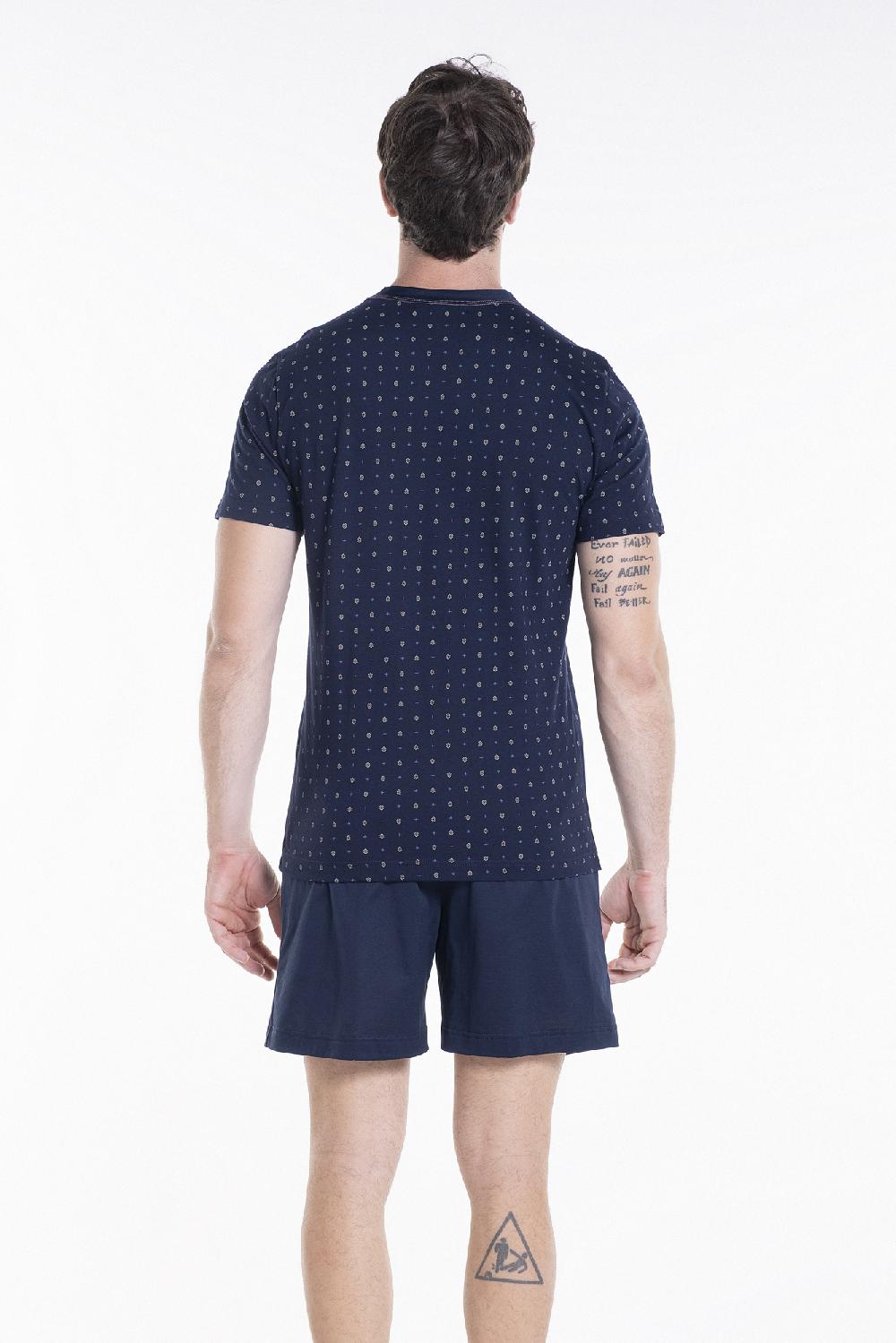 Verdiani Pigiama Jersey Cotone Stampa