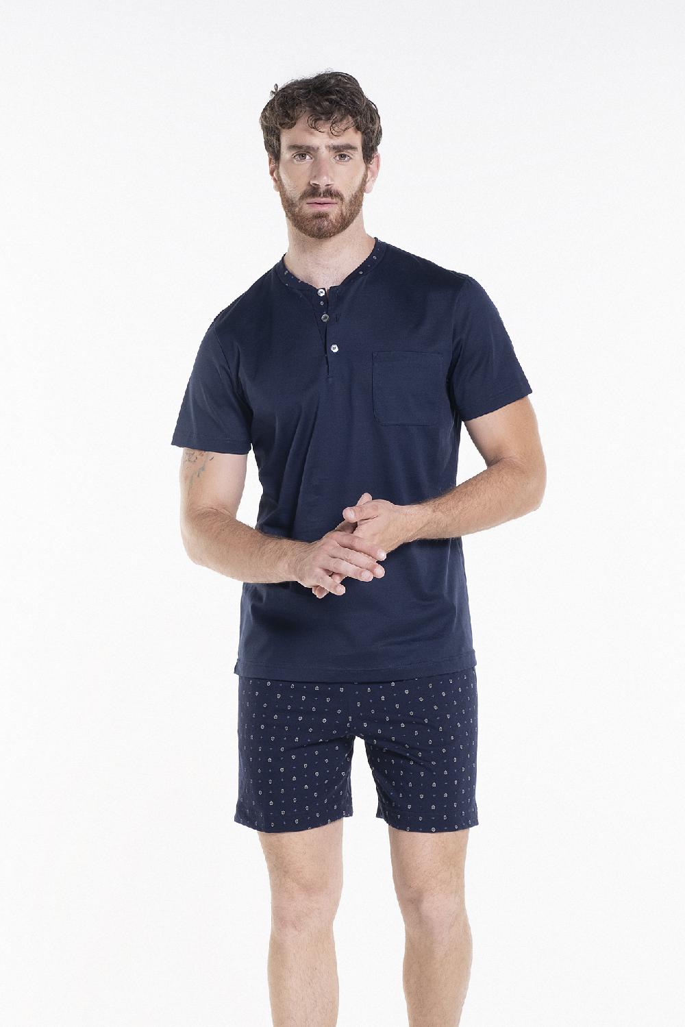 Verdiani Pigiama Jersey Cotone Stampa