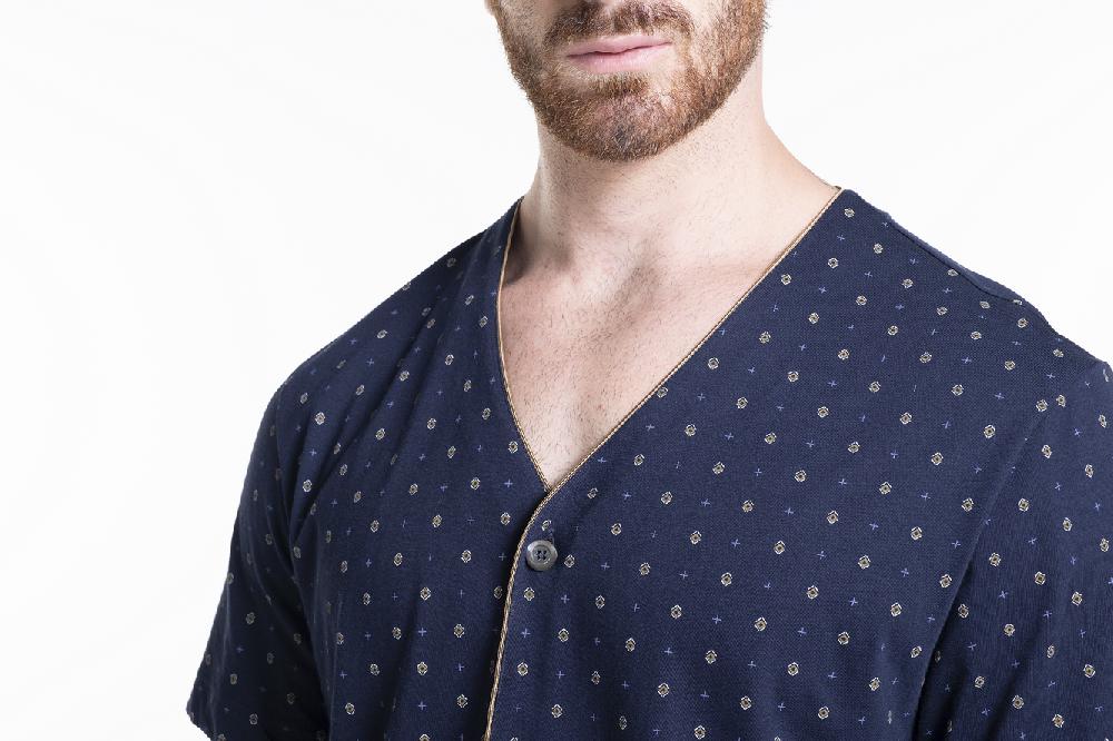 Verdiani Pigiama Jersey Cotone Stampa