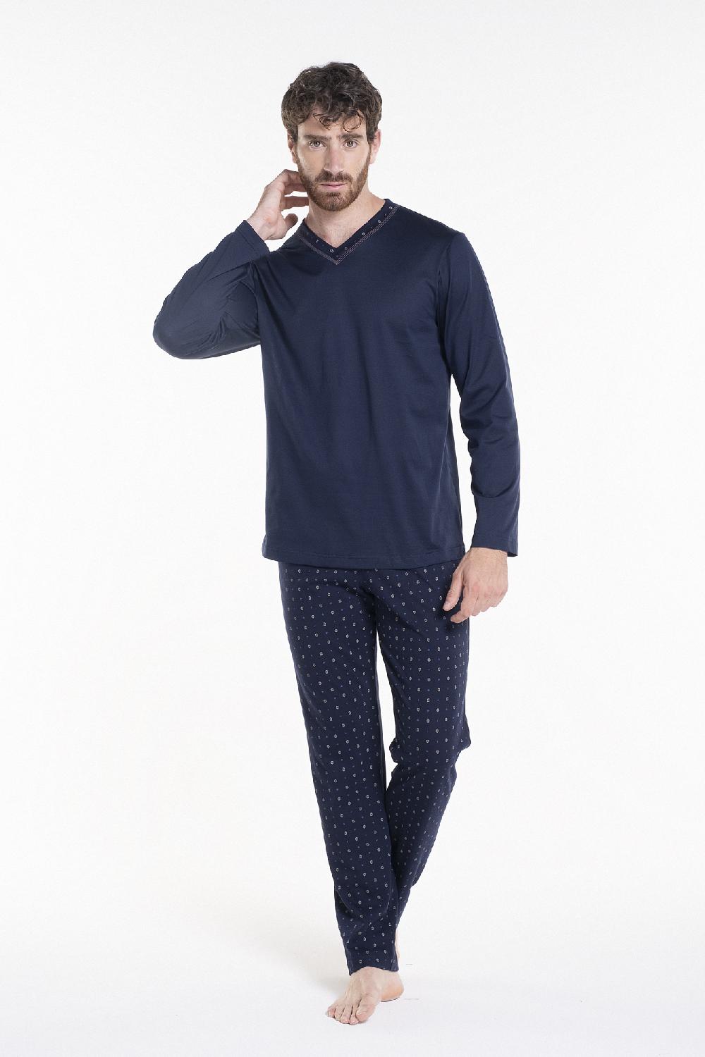 Verdiani Pigiama Jersey Cotone Stampa