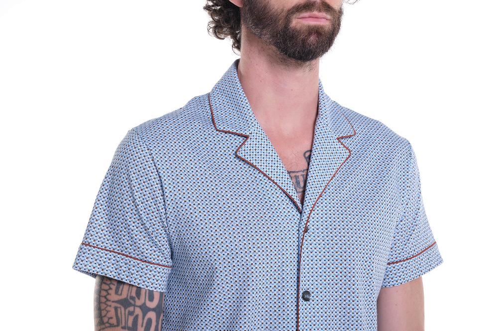 Verdiani Pigiama Jersey Cotone Stampa