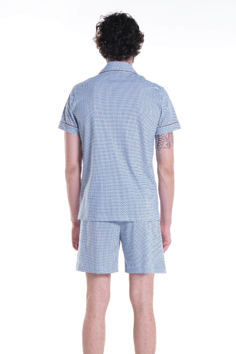 Verdiani Pigiama Jersey Cotone Stampa