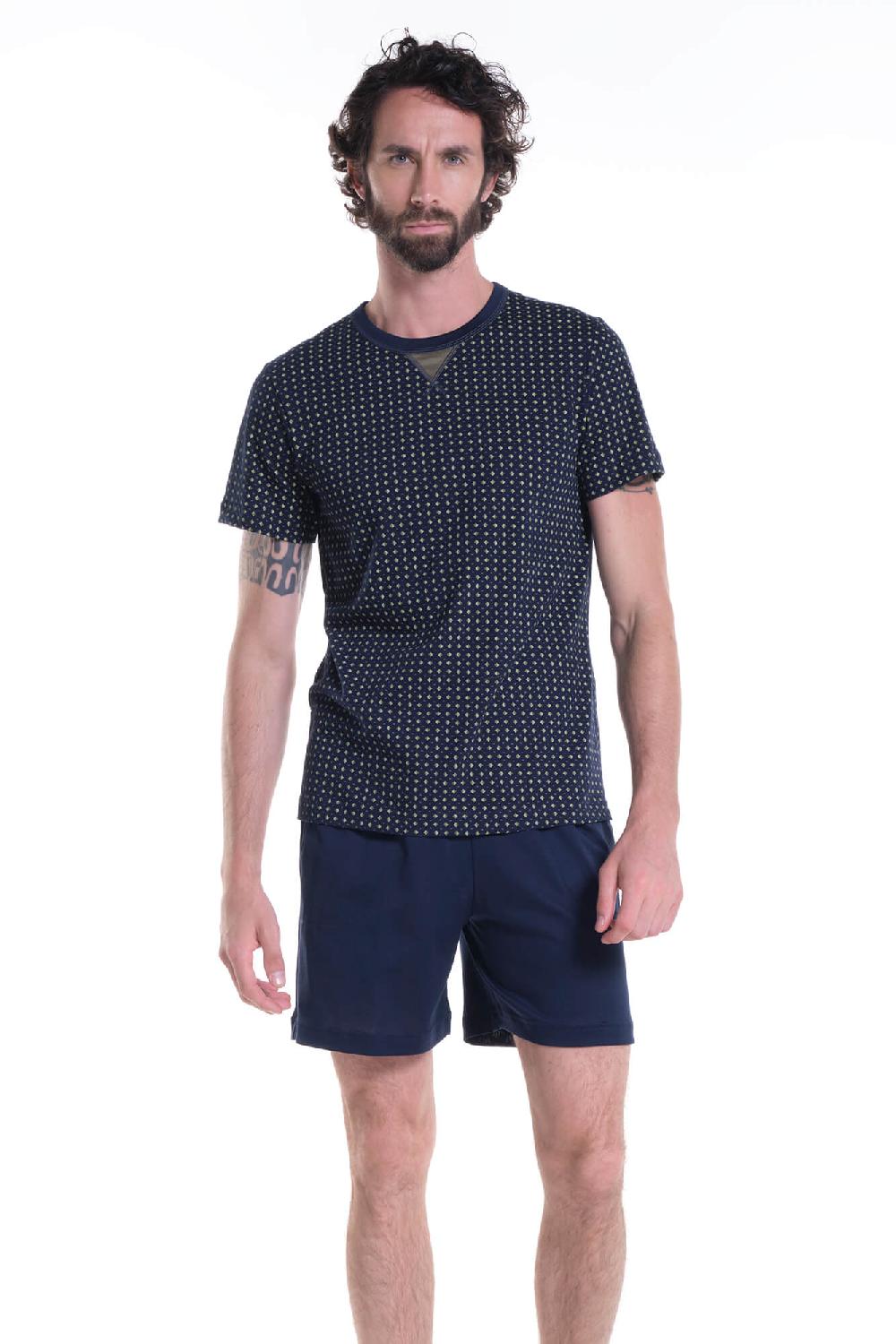 Verdiani Pigiama Jersey Cotone Stampa