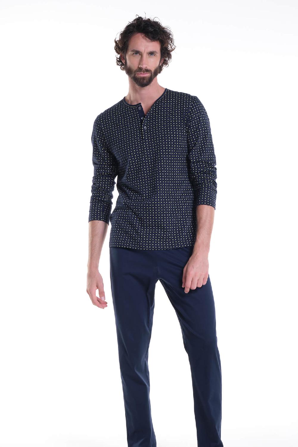 Verdiani Pigiama Jersey Cotone Stampa