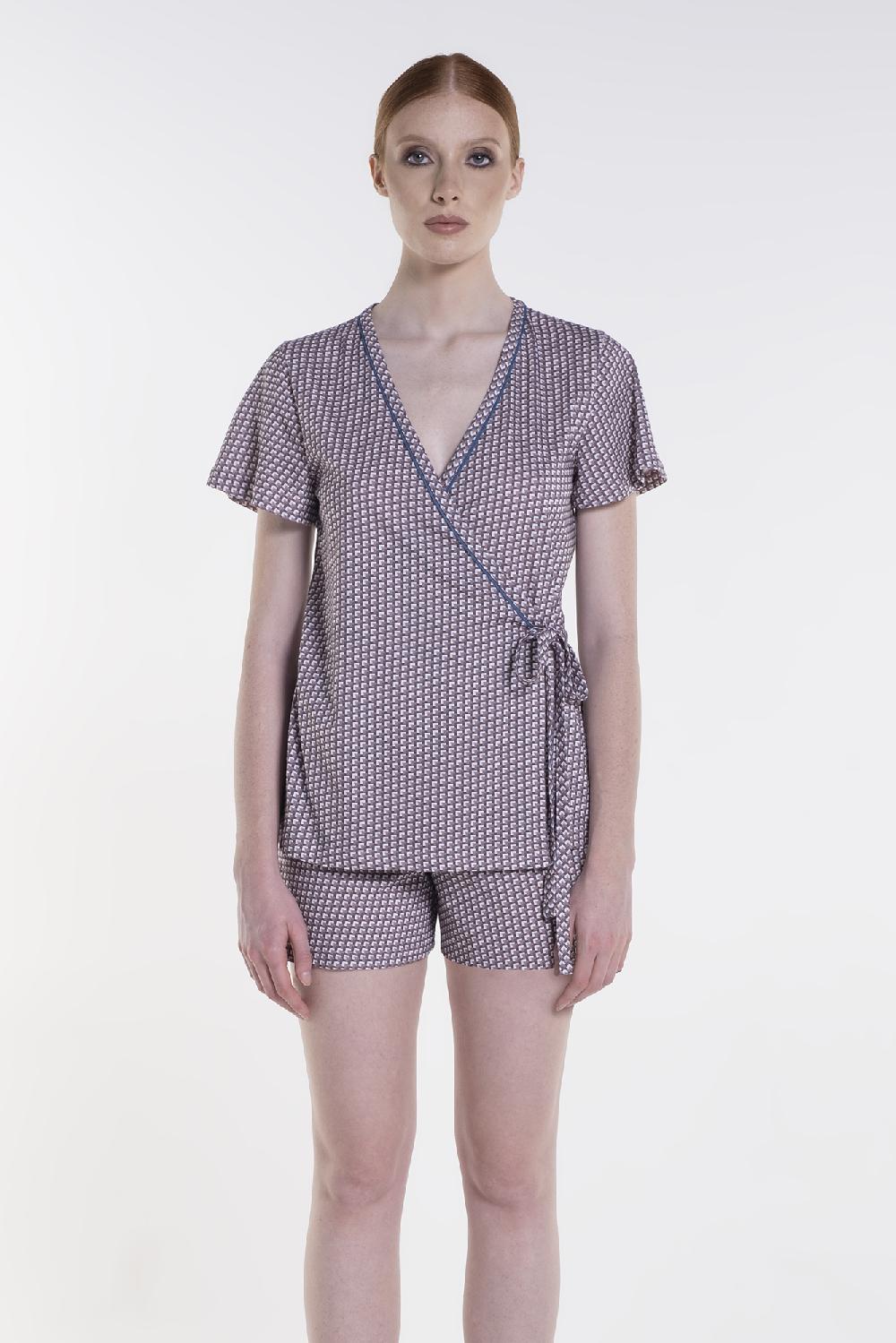 Verdiani Pigiama Jersey Cotone Stampa