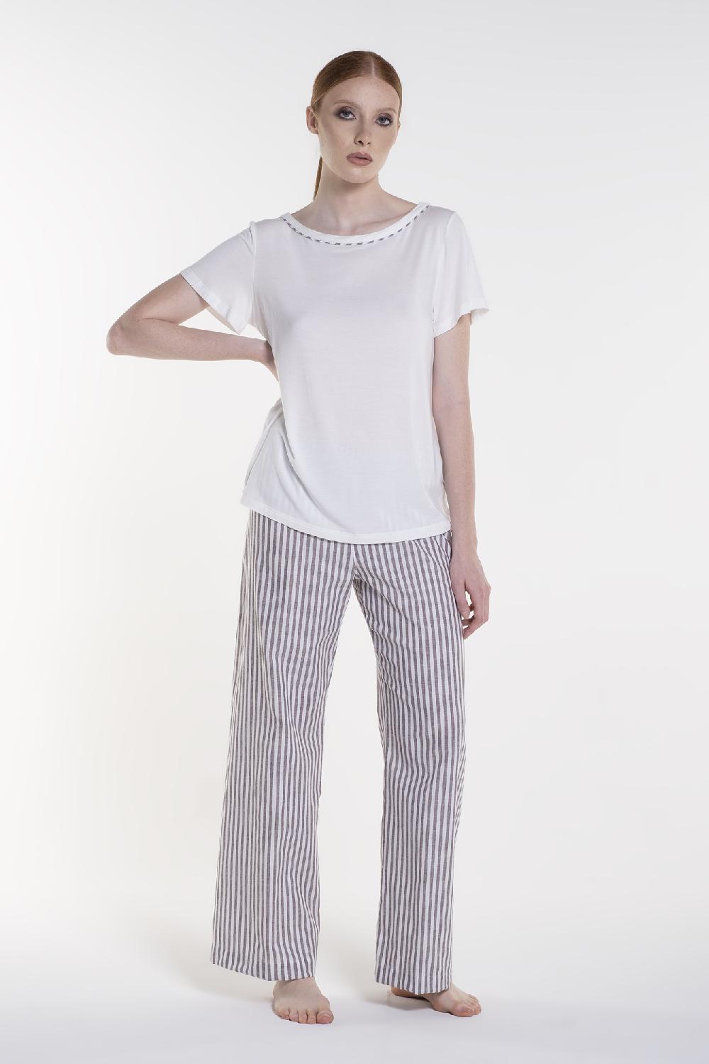 Verdiani Pigiama Modal Tencel + Lino/Cotone