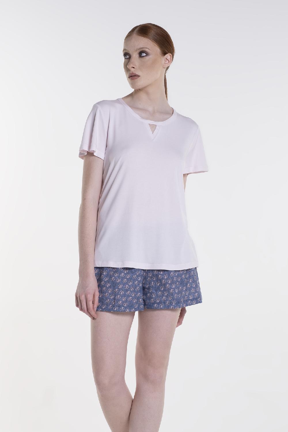 Verdiani Pigiama Modal Tencel+Mussola Cotone